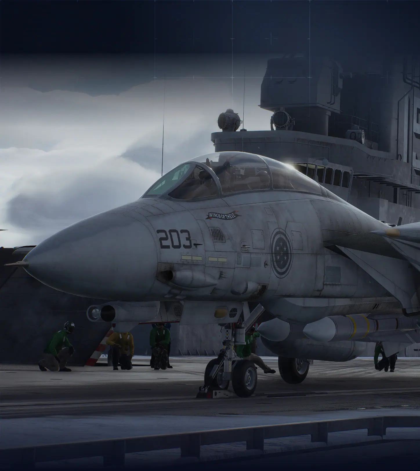 F-14D in the official ACE COMBAT 8 aircraft promotion
